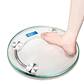 Balanza corporal a pila báscula de hasta 180 kilos - Redondo - Miniatura 1