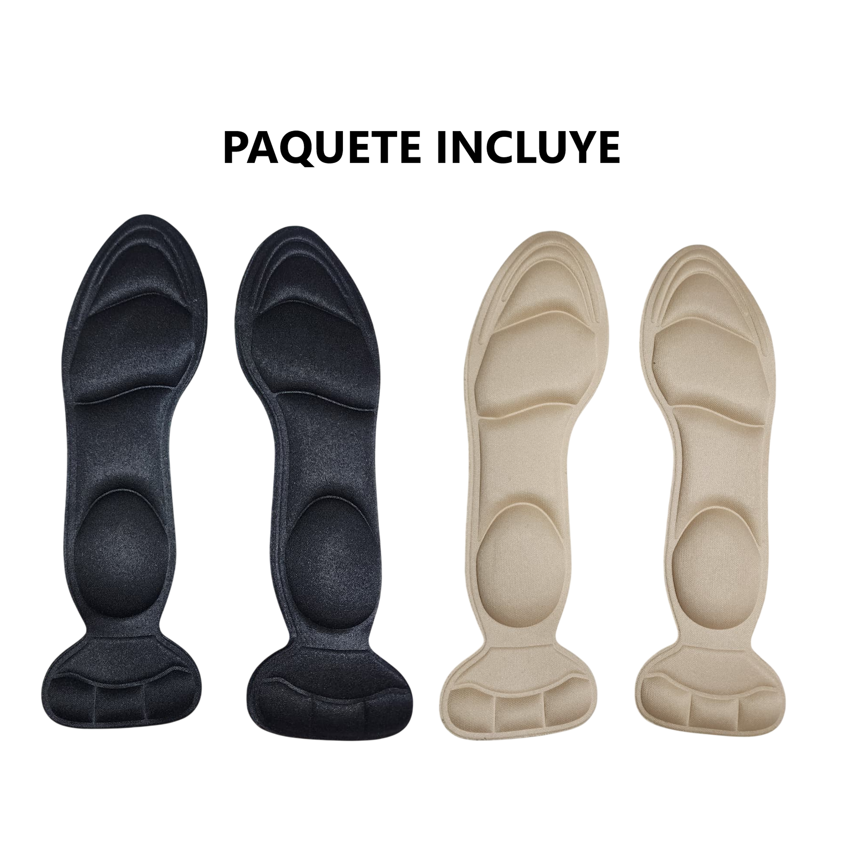 Kit x2 Pares de plantillas de espuma cómodo para zapatos 2