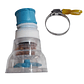 Pack de 2 Adaptadores Rociador Caños Filtro de Agua Ahorrador - Azul y Verde - Miniatura 2
