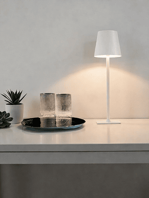 LAMPARA LED DE ESCRITORIO - BLANCO Y NEGRO 