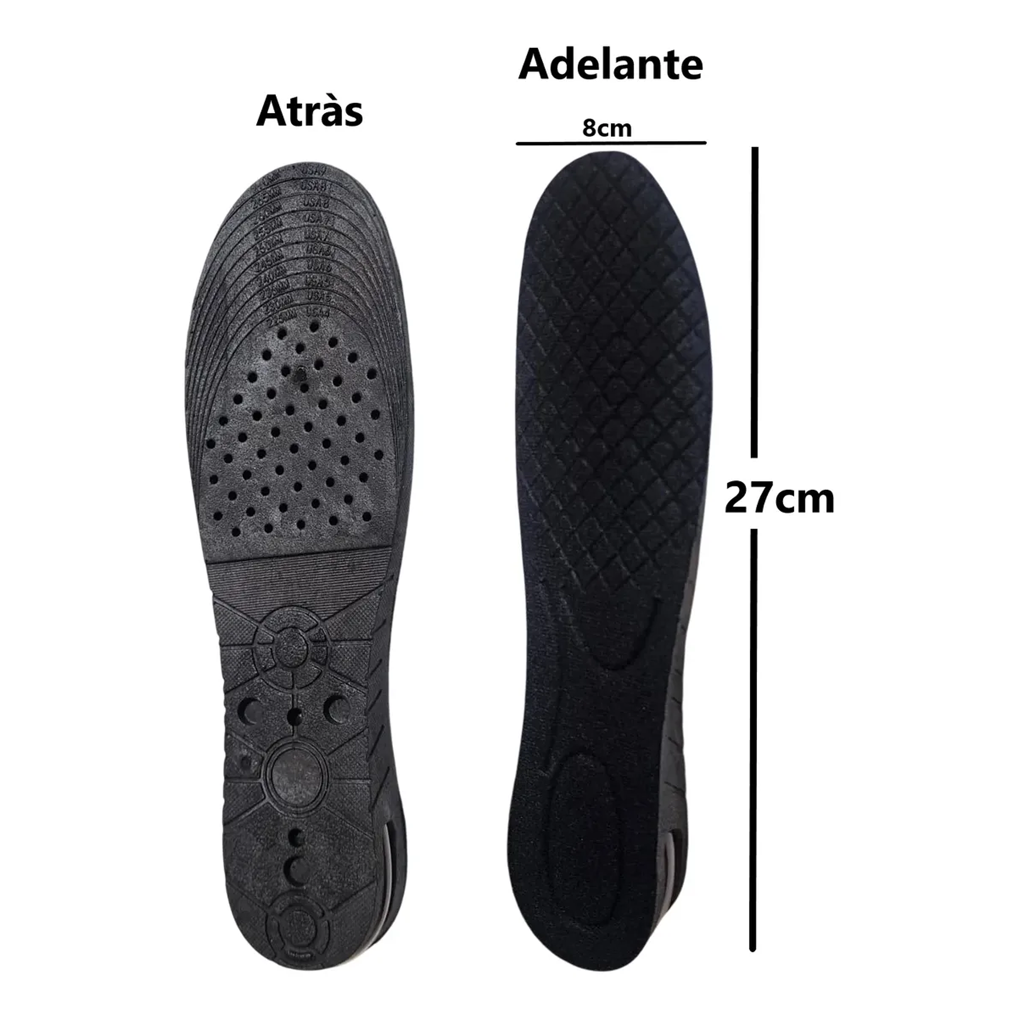Plantillas Elevadoras Elevate Shoes crece 6cm Unisex 2