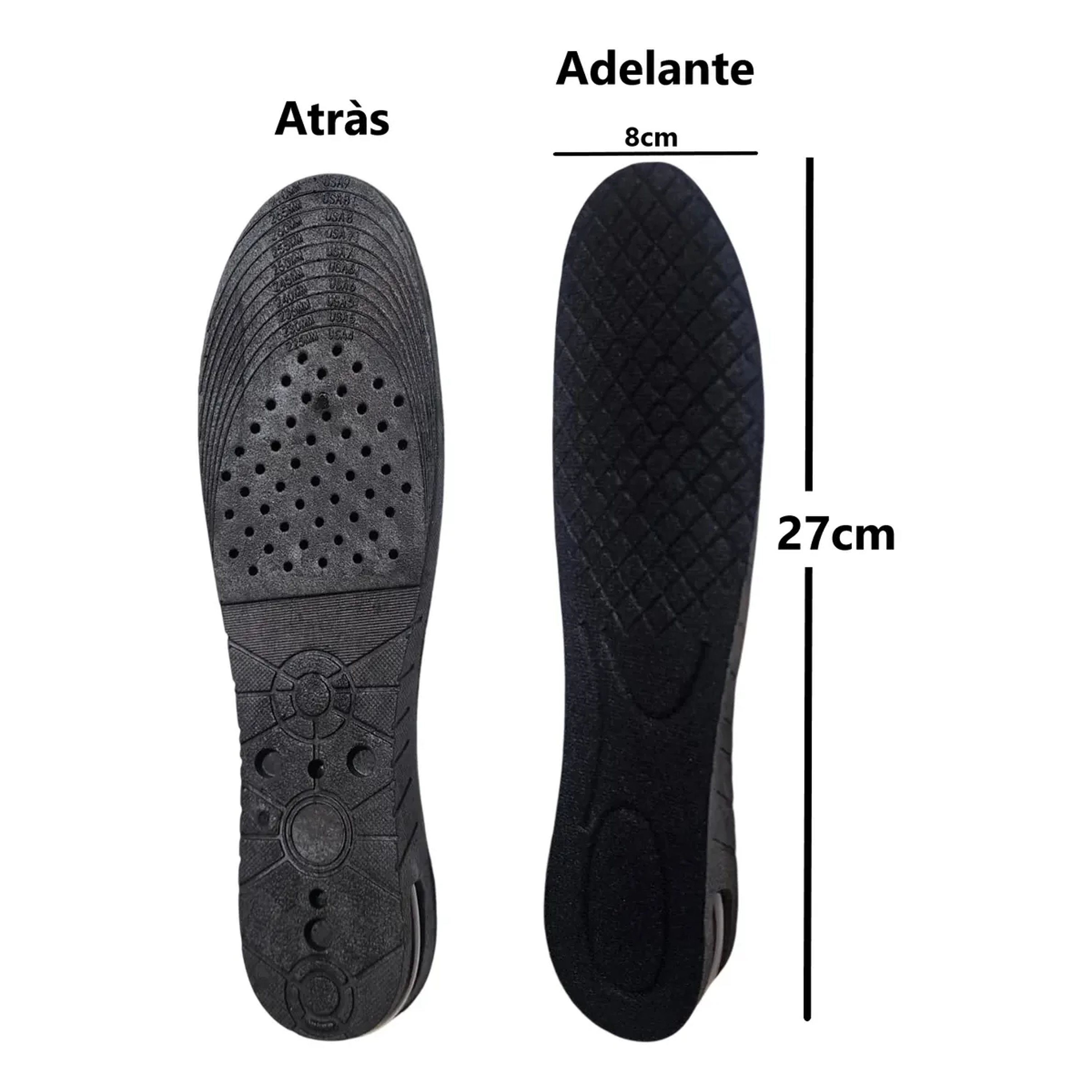 Plantillas Elevadoras Elevate Shoes crece 6cm Unisex 2