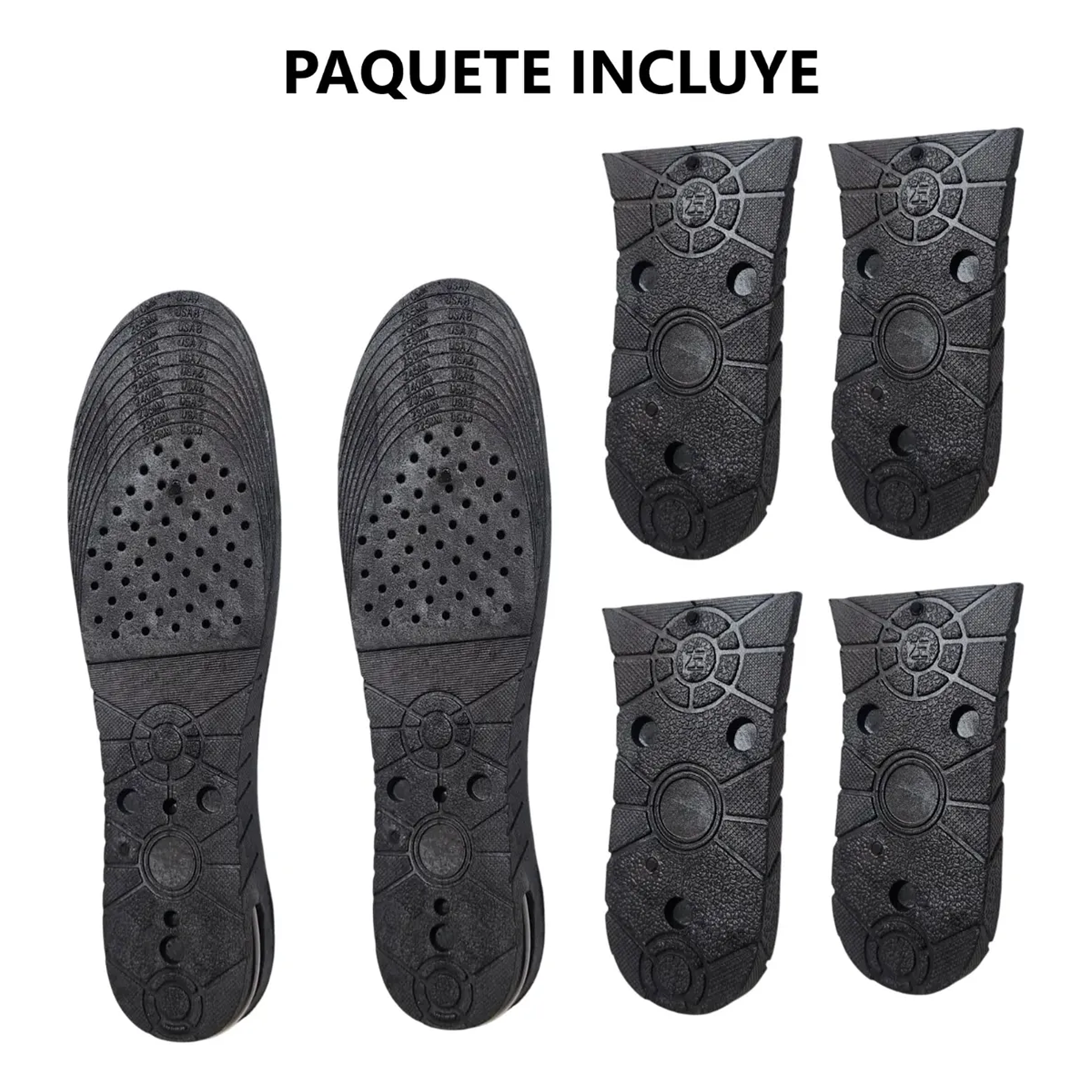 Plantillas Elevadoras Elevate Shoes crece 6cm Unisex 4