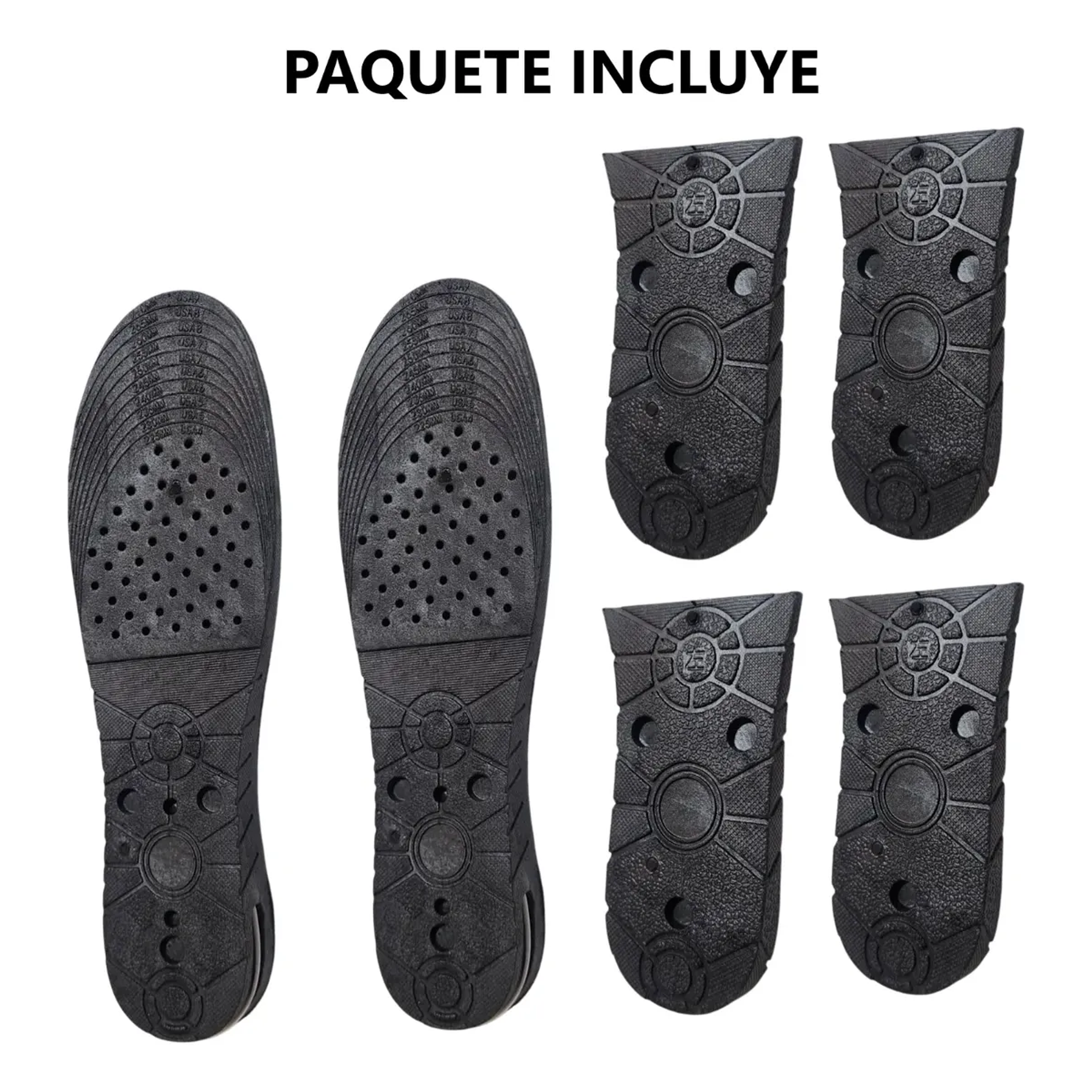 Plantillas Elevadoras Elevate Shoes crece 6cm Unisex 4