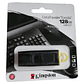 MEMORIA USB 128GB KINGSTON NEGRO CON AMARILLO - Miniatura 1