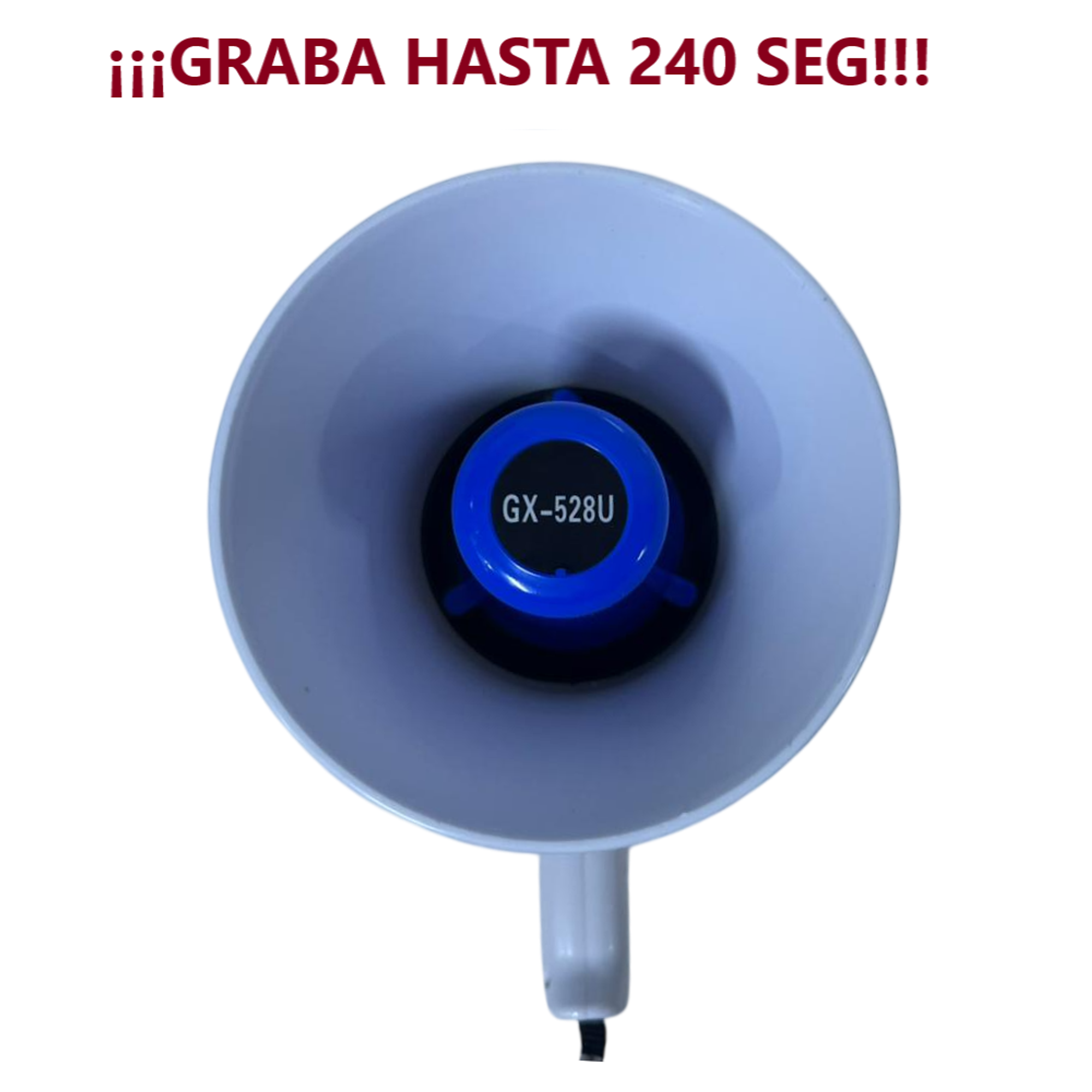 Megáfono batería portátil con grabadora 35 W  3