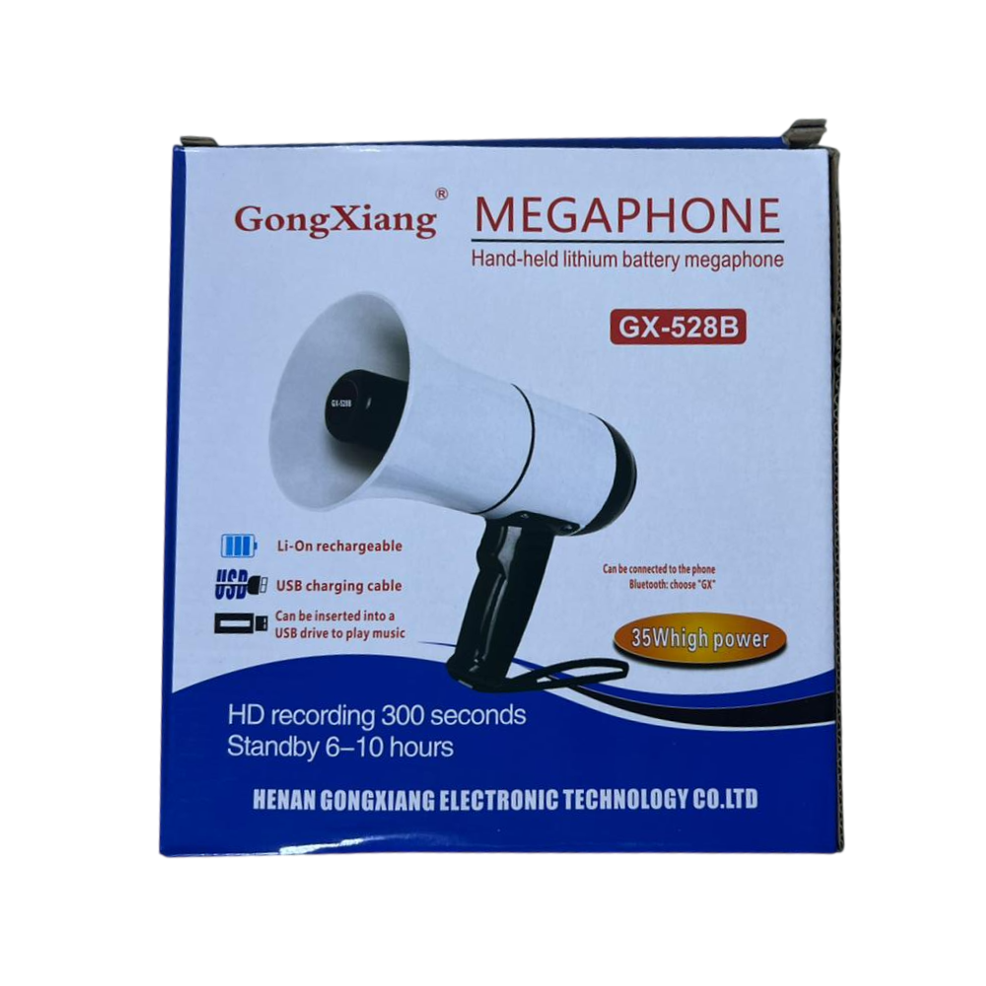 Megáfono batería portátil con grabadora 35 W  4