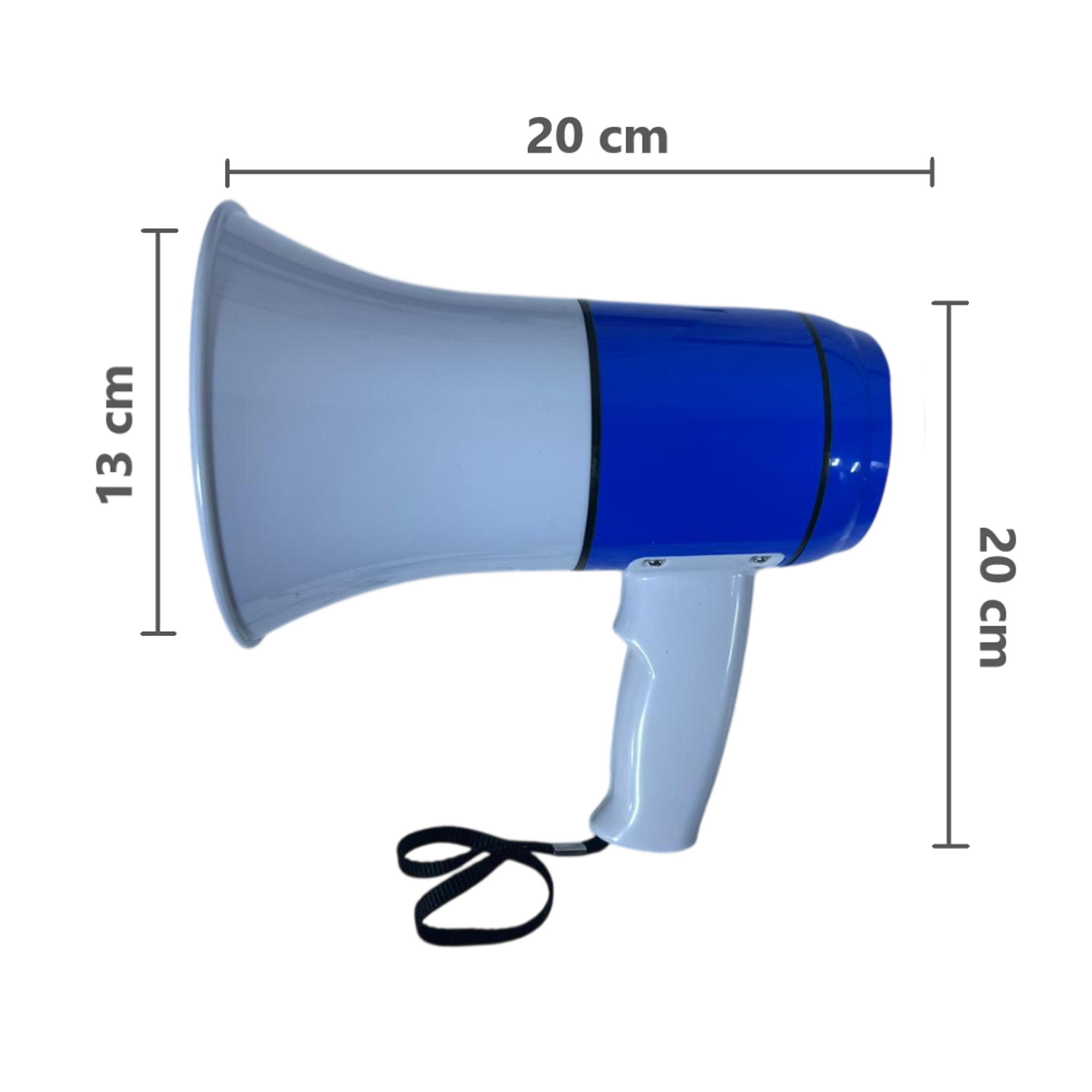 Megáfono batería portátil con grabadora 35 W  2