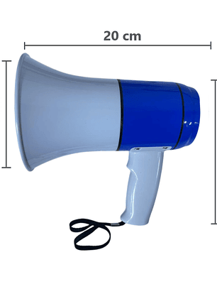 Megáfono batería portátil con grabadora 35 W 