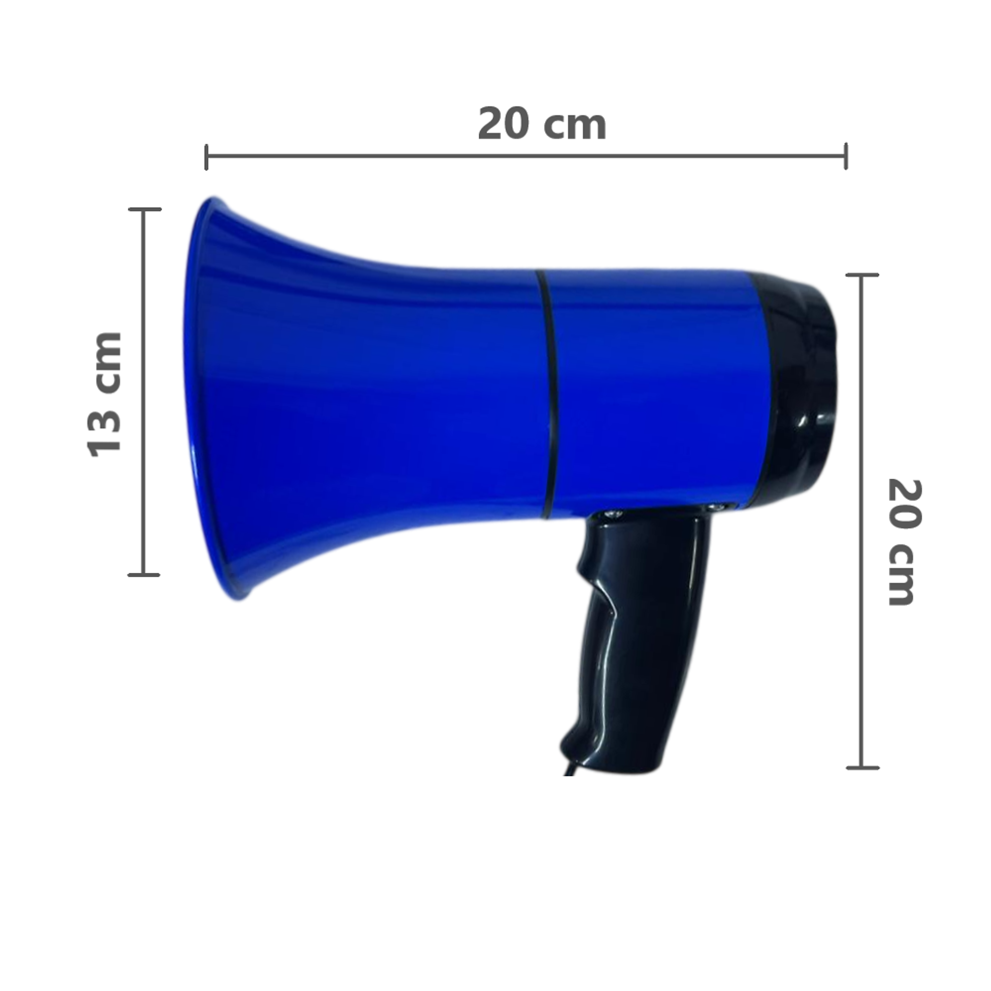 Megáfono batería portátil con grabadora 35 W  10