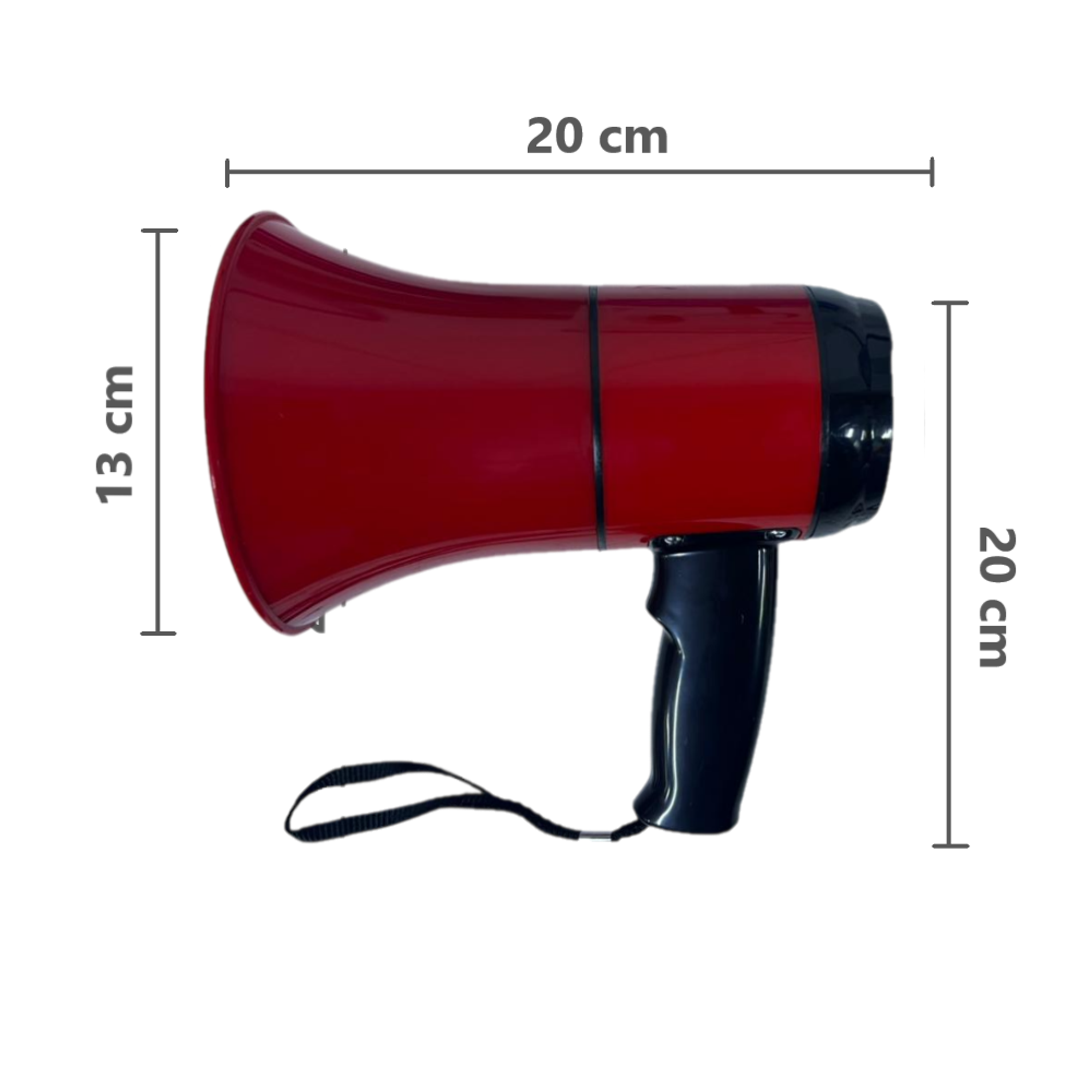 Megáfono batería portátil con grabadora 35 W  13