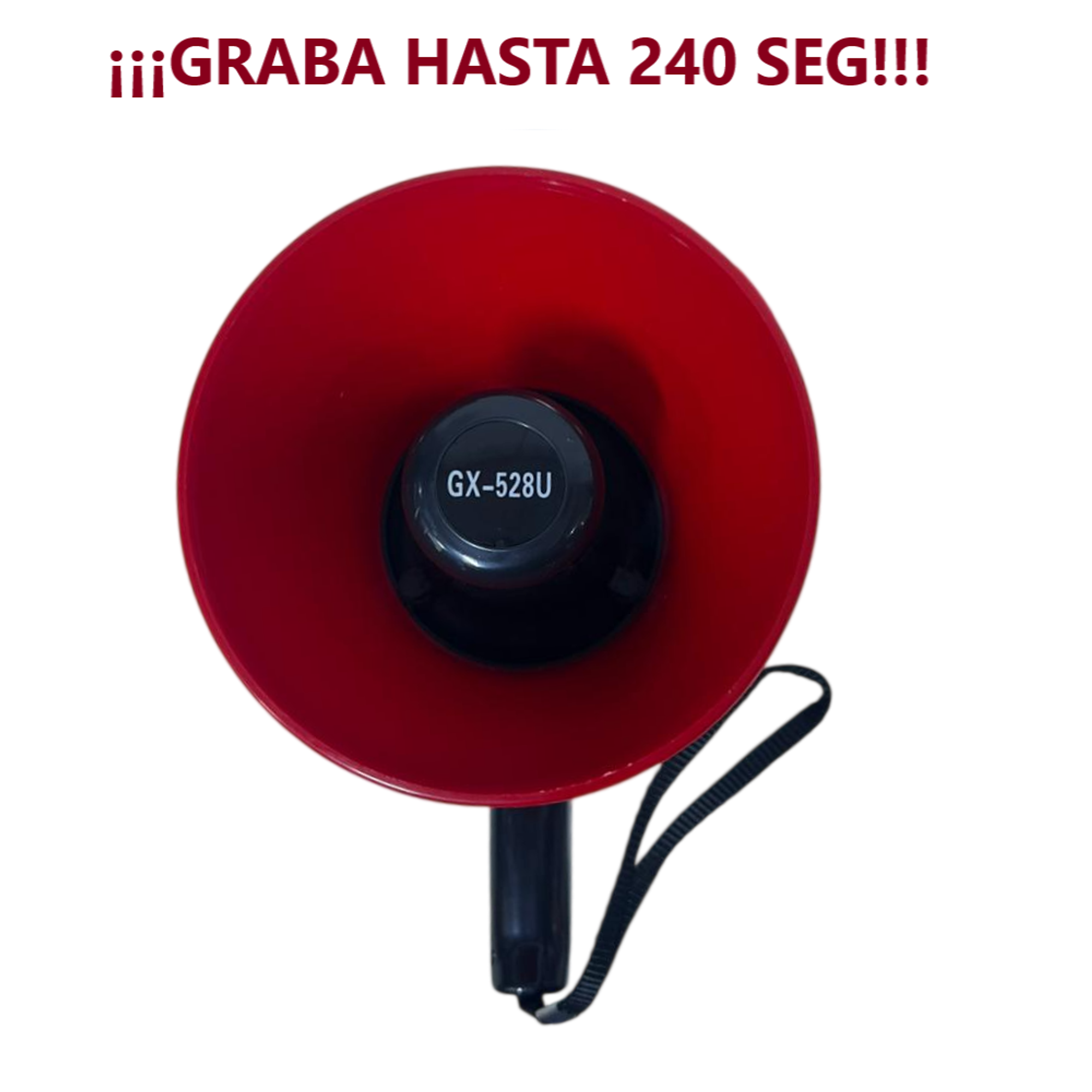 Megáfono batería portátil con grabadora 35 W  15