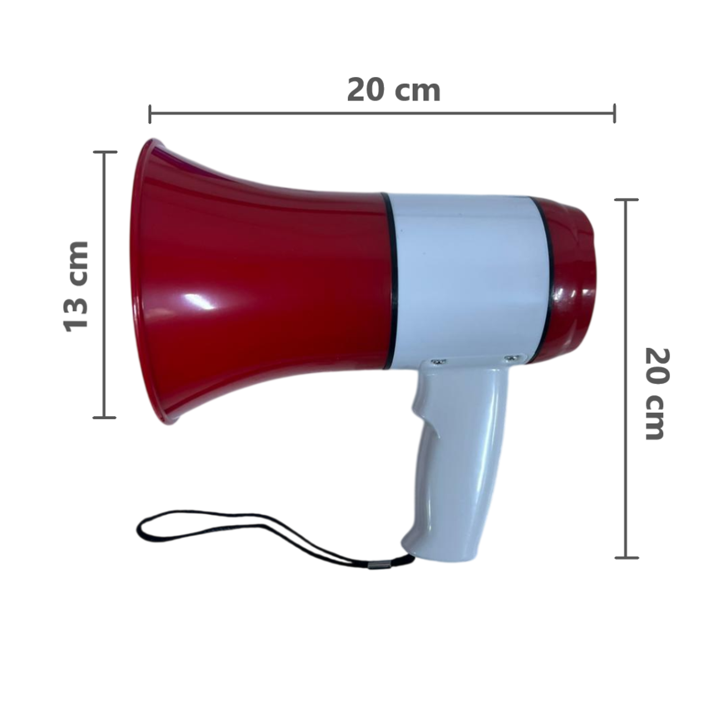 Megáfono batería portátil con grabadora 35 W  19