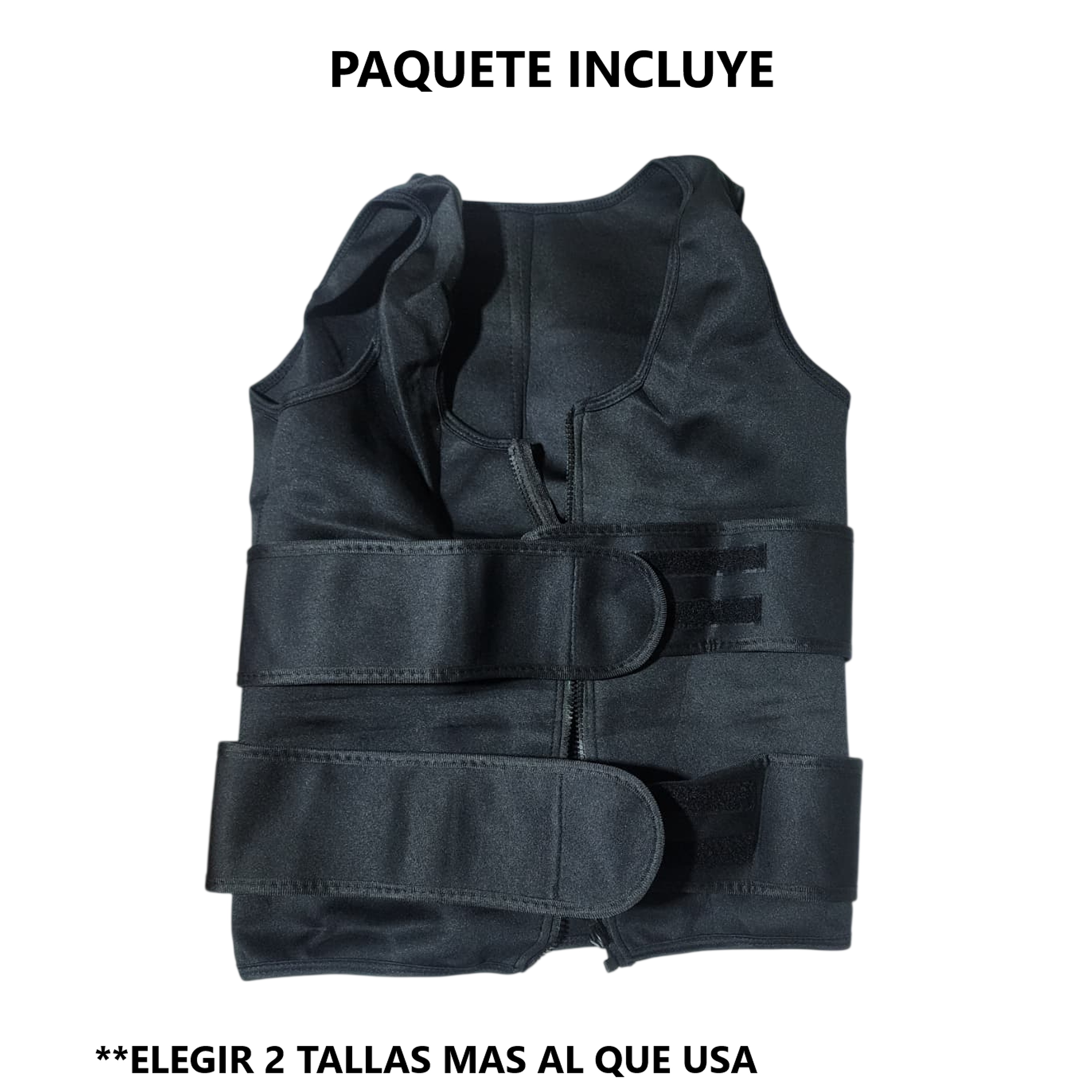chaleco moldeador disimula barriga con cierre y ajustador 6