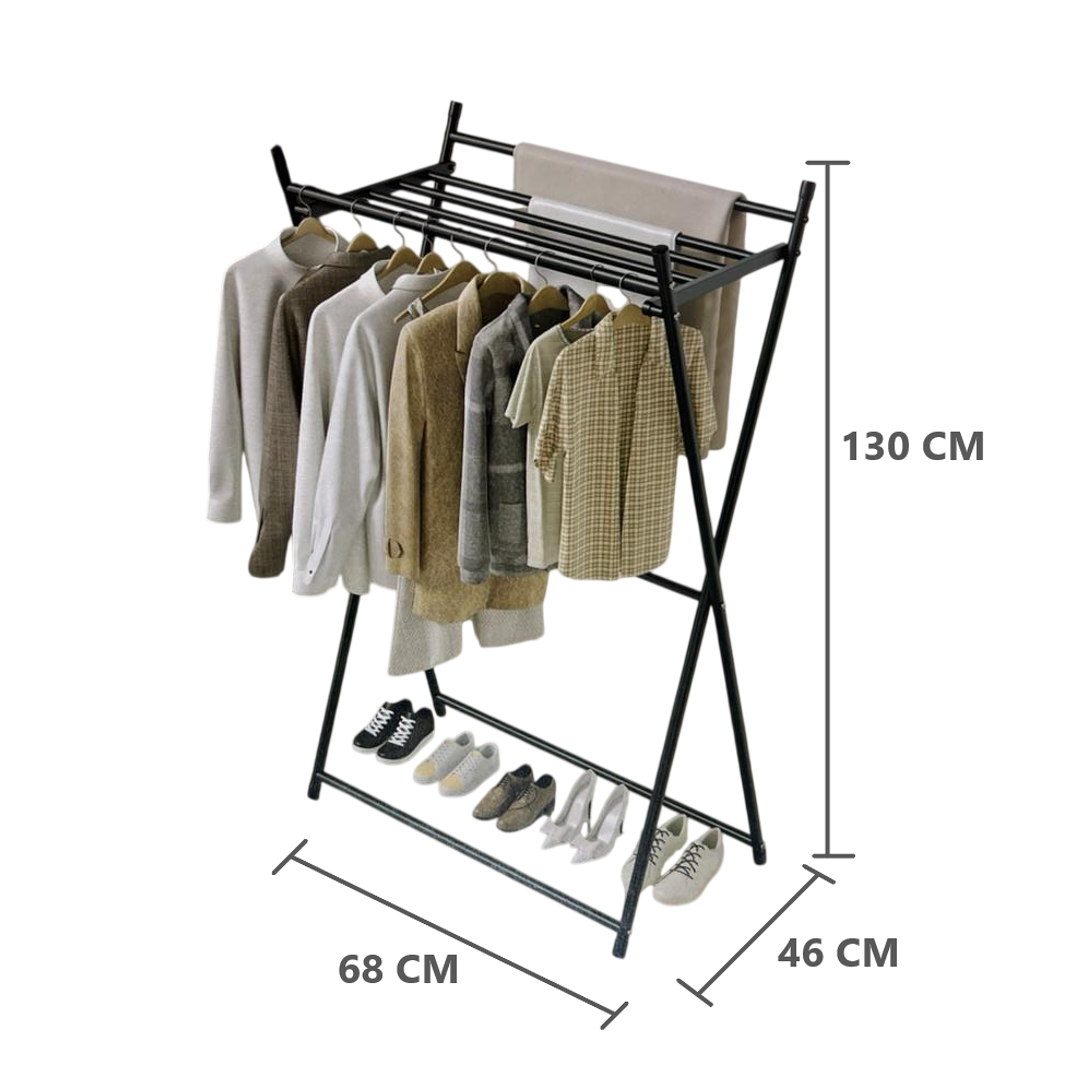 Organizador Tendedero Colgador de Ropa Armable  6