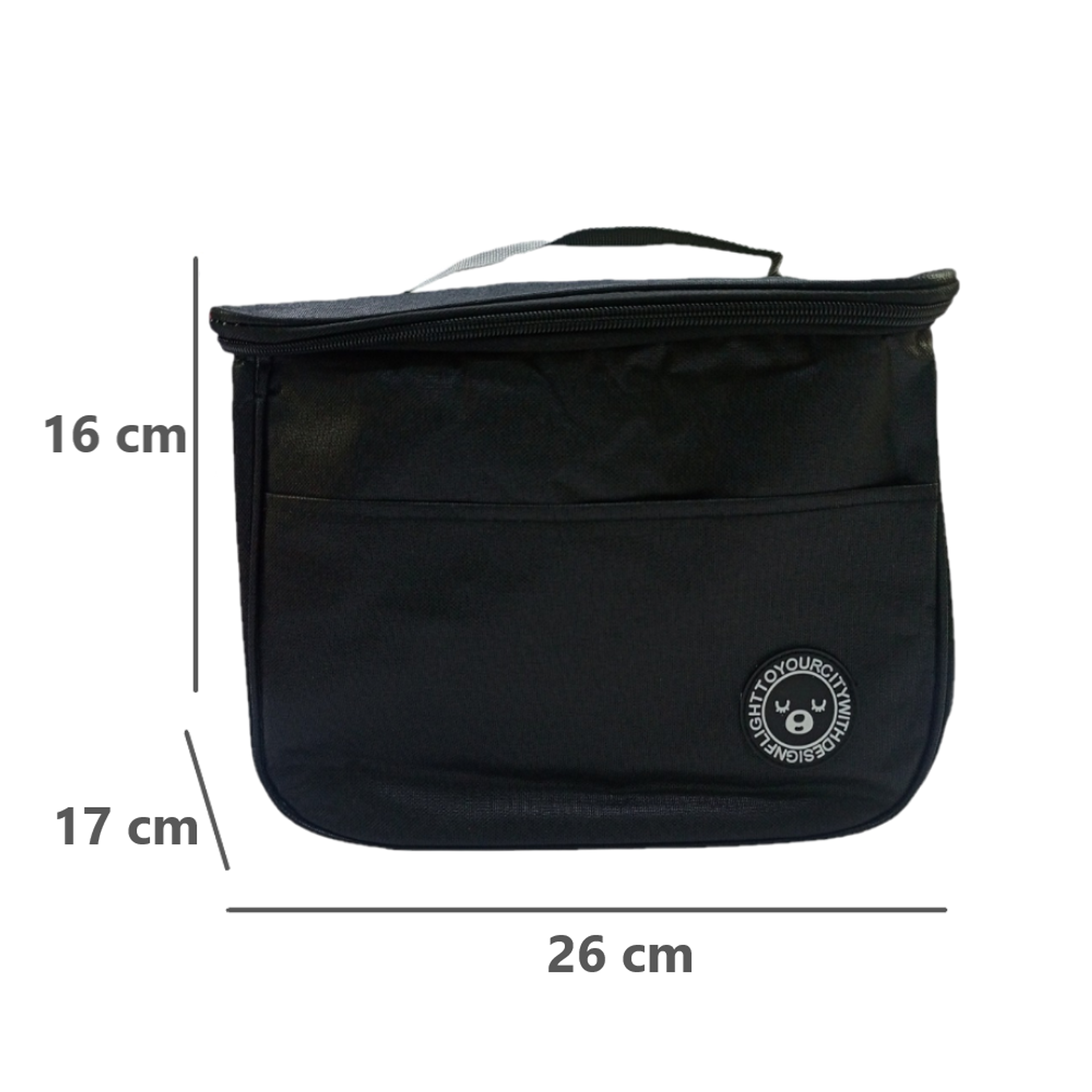 Lonchera Térmica con Asa Removible y Bolsillo Delantero - Color entero 2