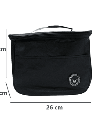 Lonchera Térmica con Asa Removible y Bolsillo Delantero - Color entero