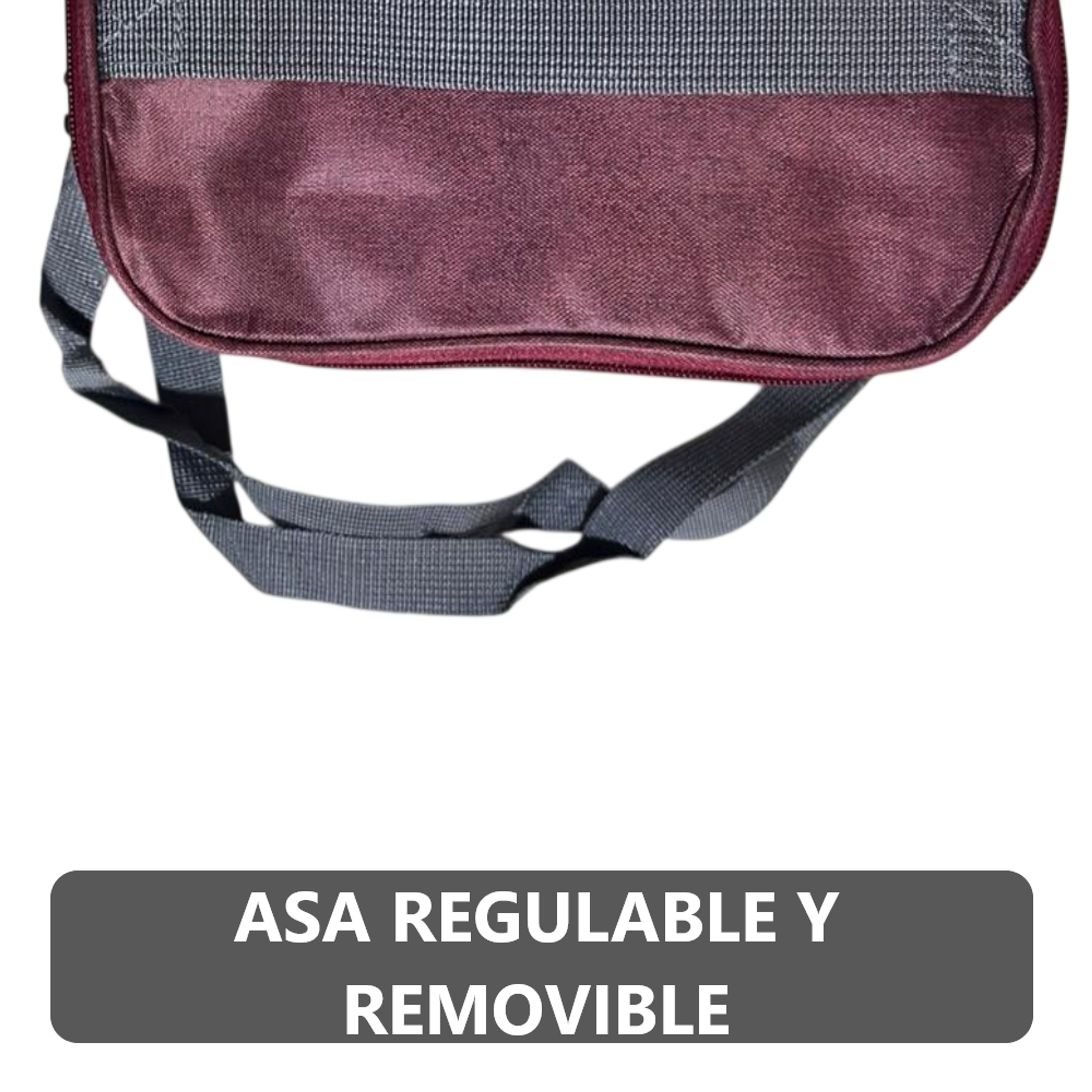 Lonchera Térmica con Asa Removible y Bolsillo Delantero - Color entero 9