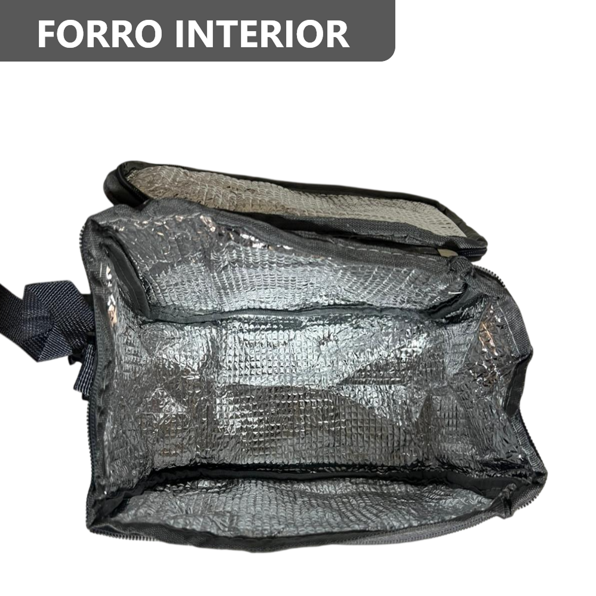 Lonchera Térmica con Asa Removible y Bolsillo Delantero - Color entero 17