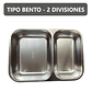 Taper Bento Acero Inoxidable 2 Divisiones 800 ml  - Miniatura 7