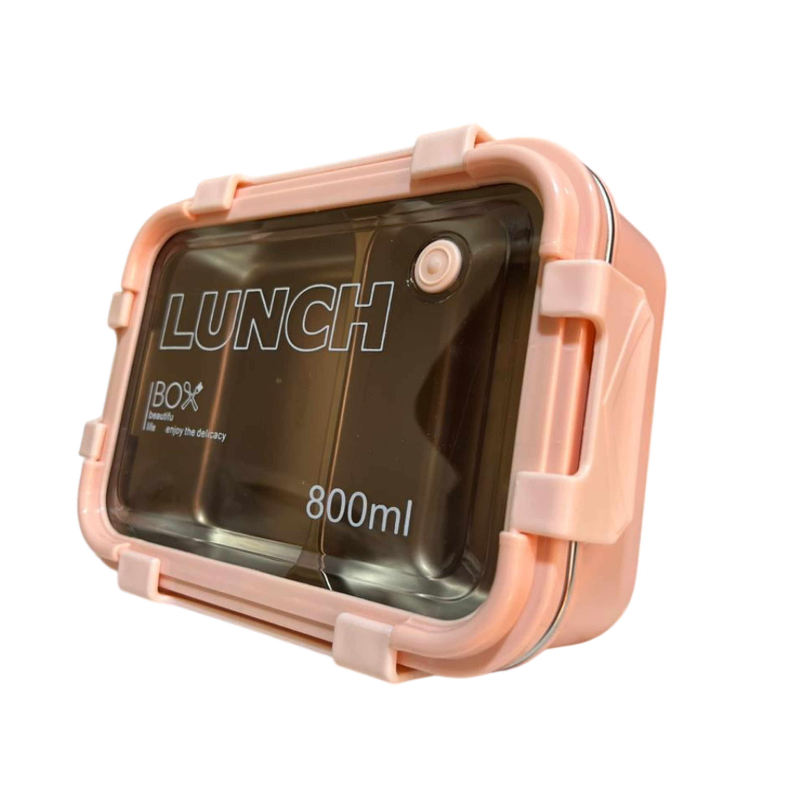 Taper Bento Acero Inoxidable 2 Divisiones 800 ml  2