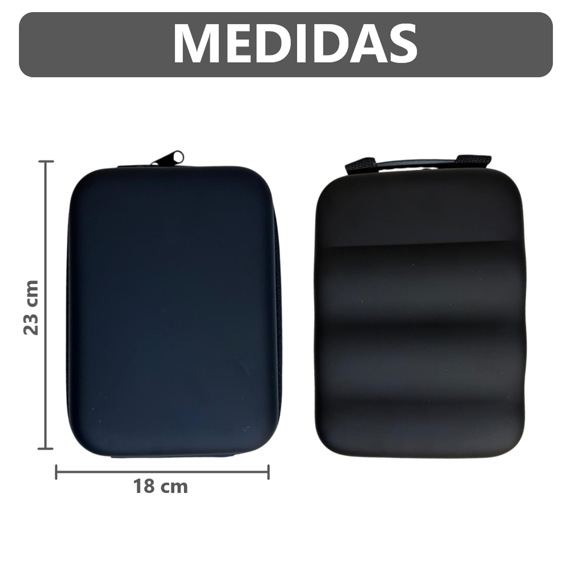 Bolsa de Maquillaje estuche neceser con Espejo con Luz LED 4