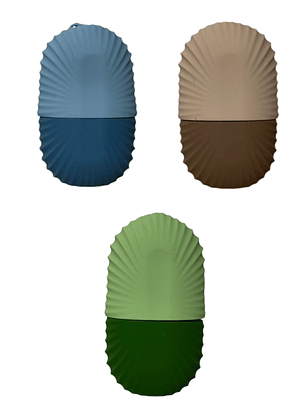 Pack x3 Masajeadores Molde de hielo reutilizable para el rostro - Colores Aleatorios