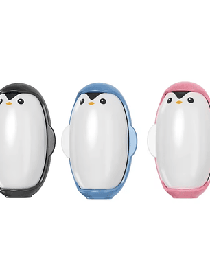 Pack x3 Quita pelusas de pingüino tipo rodillo lavable con fuerte adhesivo - Colores aleatorios