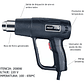 Soplador térmico Pistola de Calor 2000 W Color negro 220V - Miniatura 4