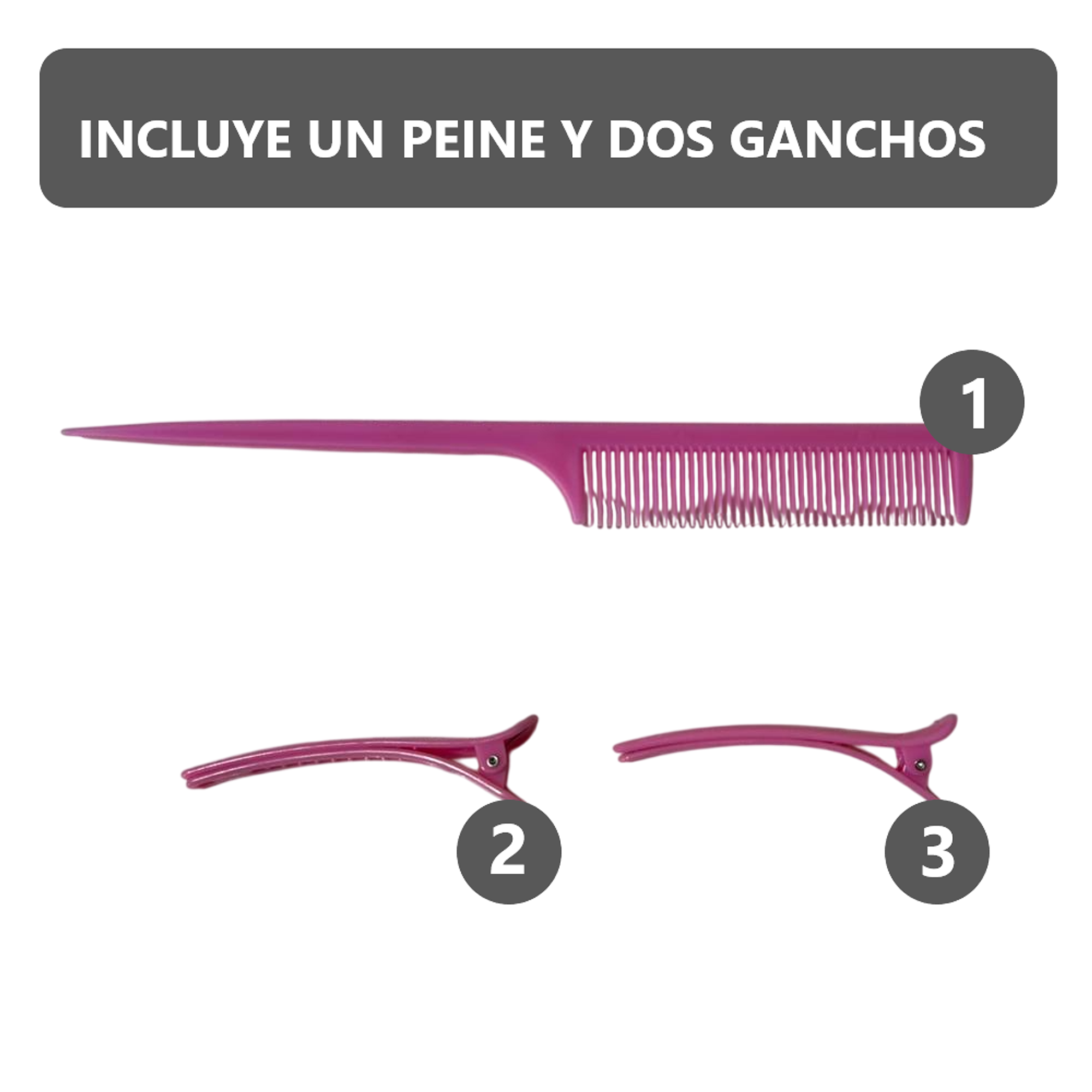 Rizador Giratorio de cabello para mujer portátil DE 60W - Rosado 4