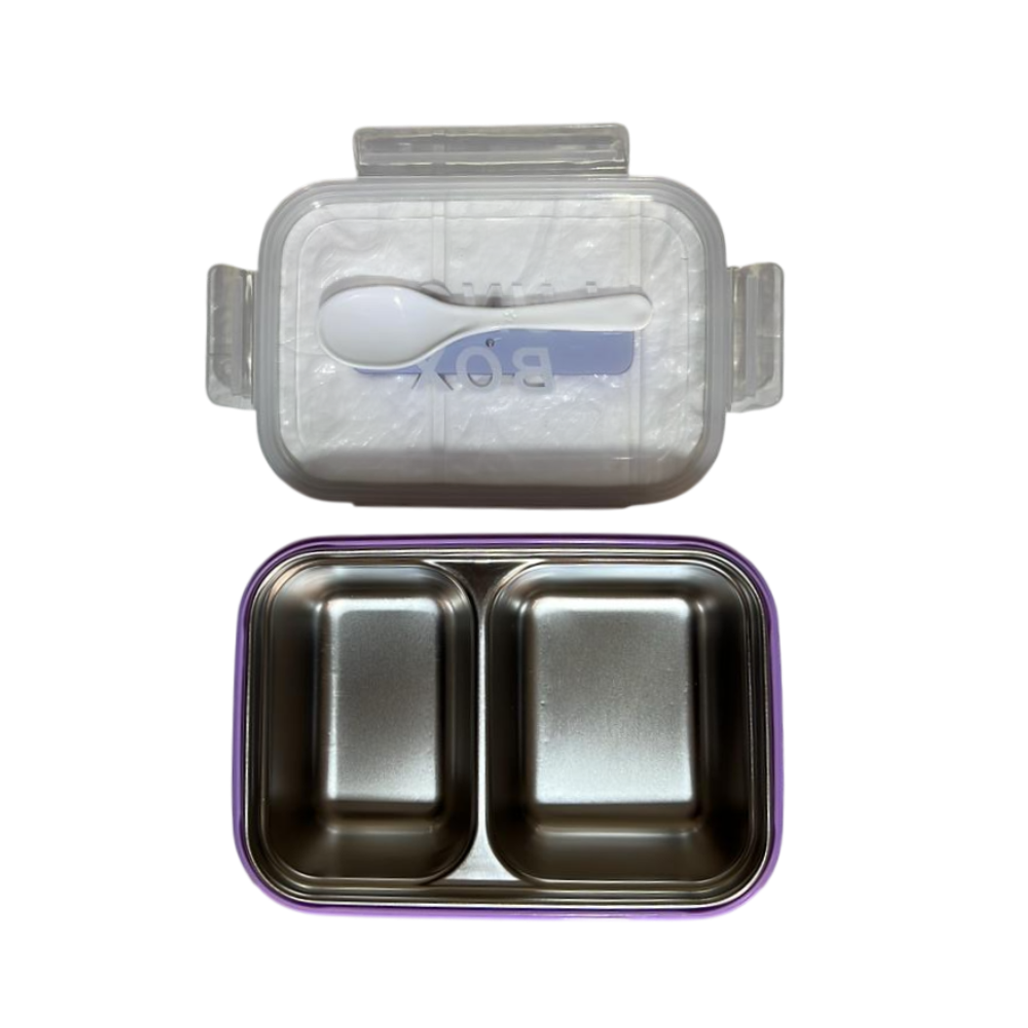 Taper Bento Acero Inoxidable 2 Divisiones 700 ml  5