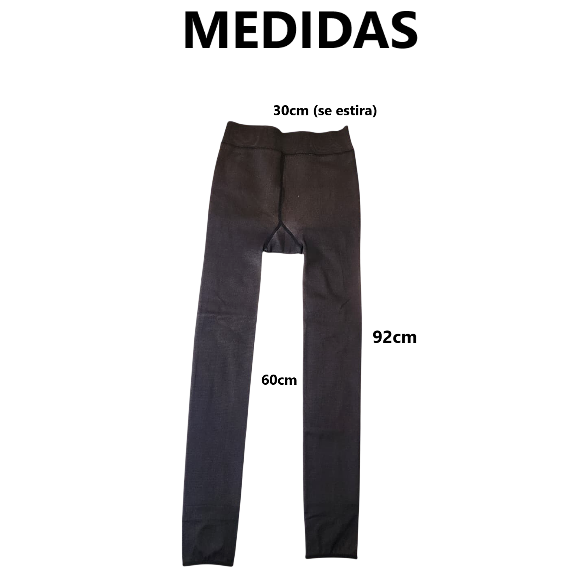 Panty con salida de pies y acolchado - color oscuro 3