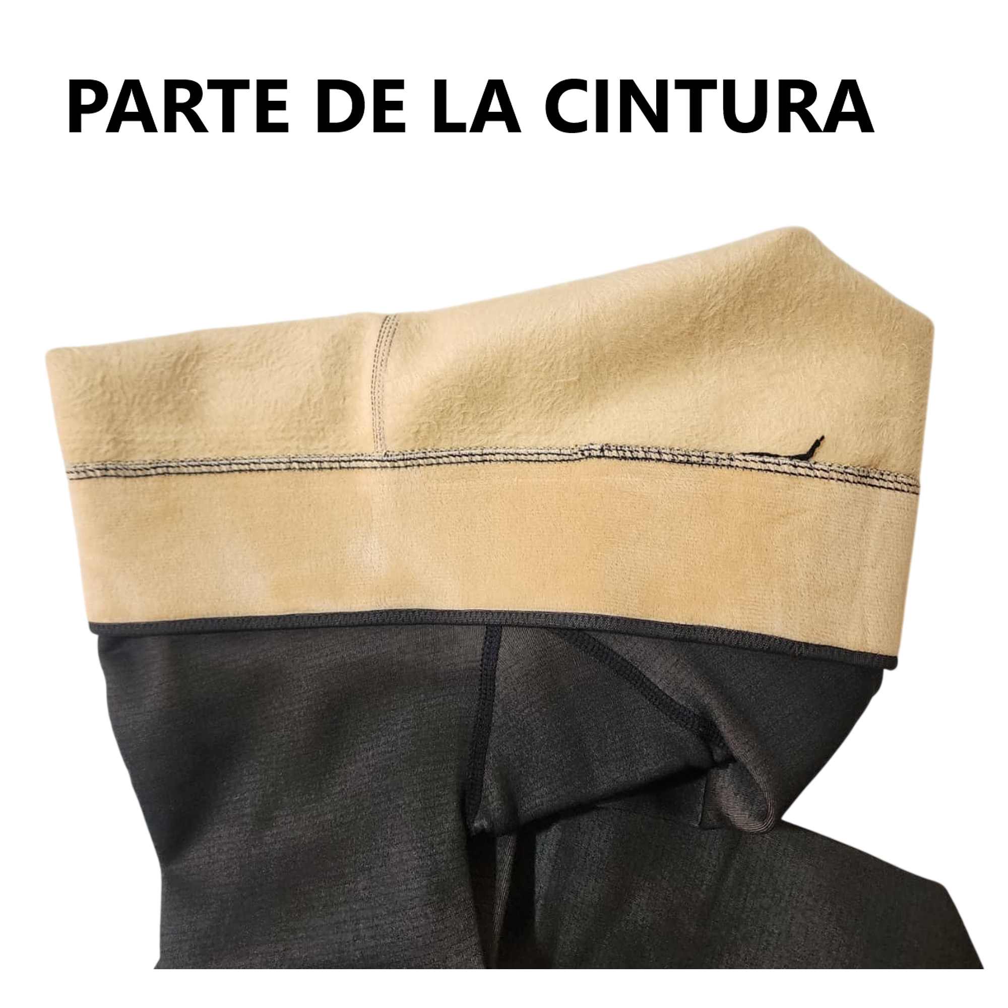 Panty con salida de pies y acolchado - color oscuro 8