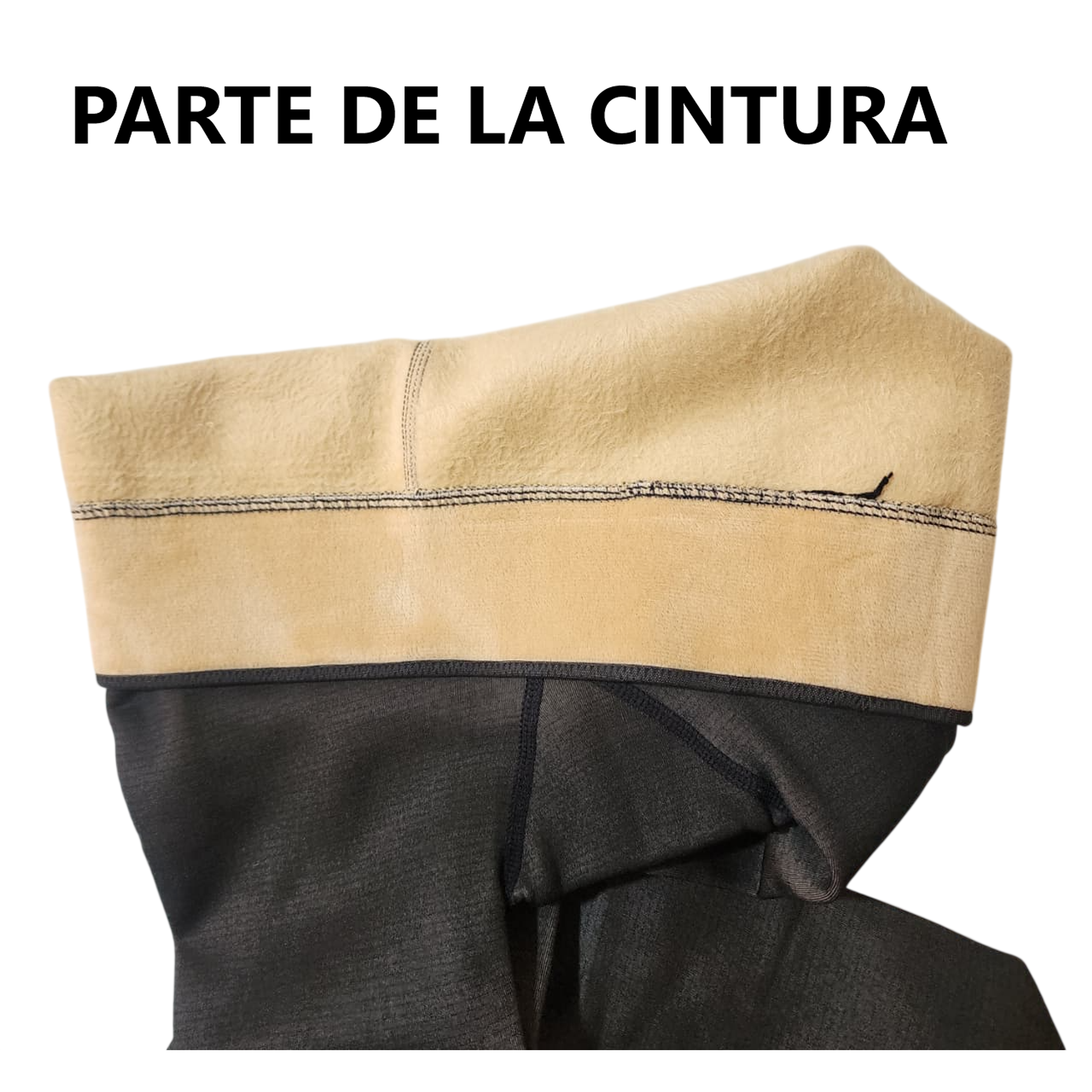 Panty con salida de pies y acolchado - color oscuro 8