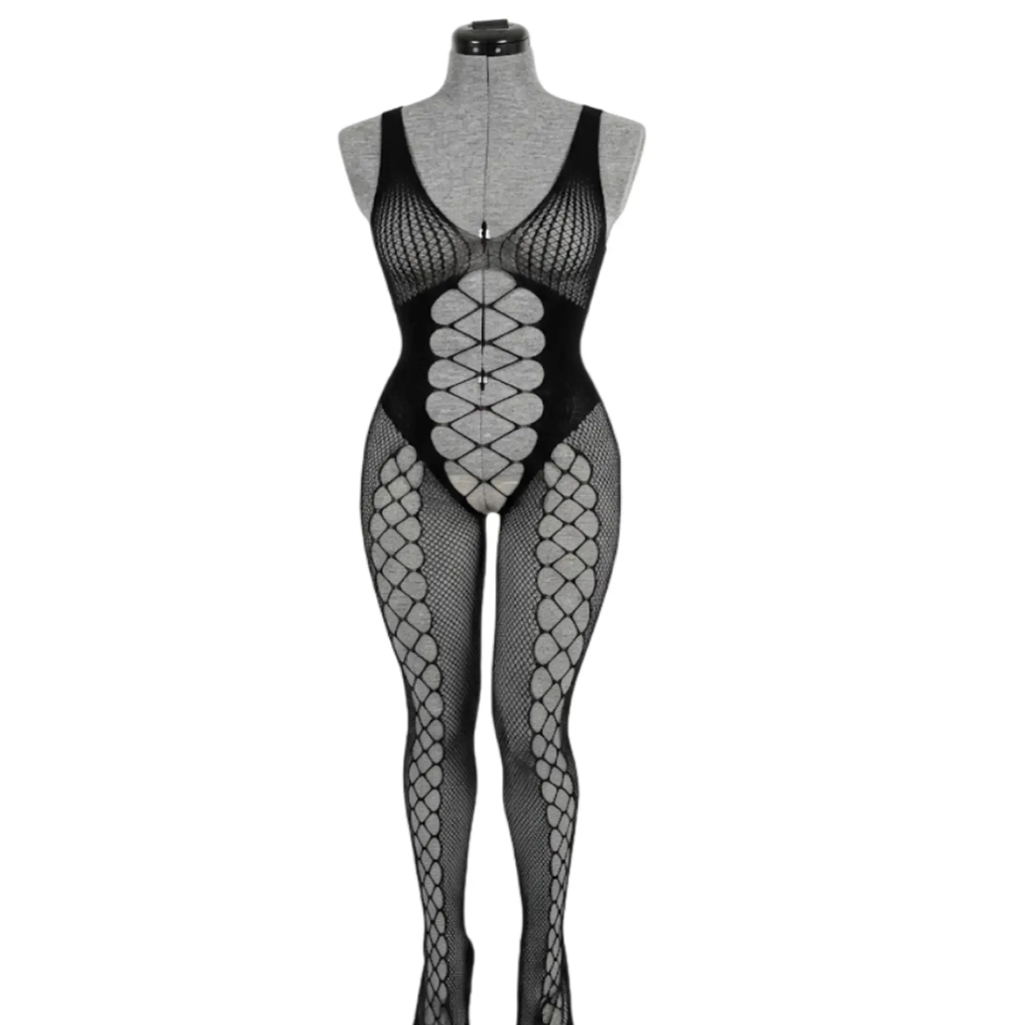 Sexy Enterizo Tipo Malla - Color Negro 1
