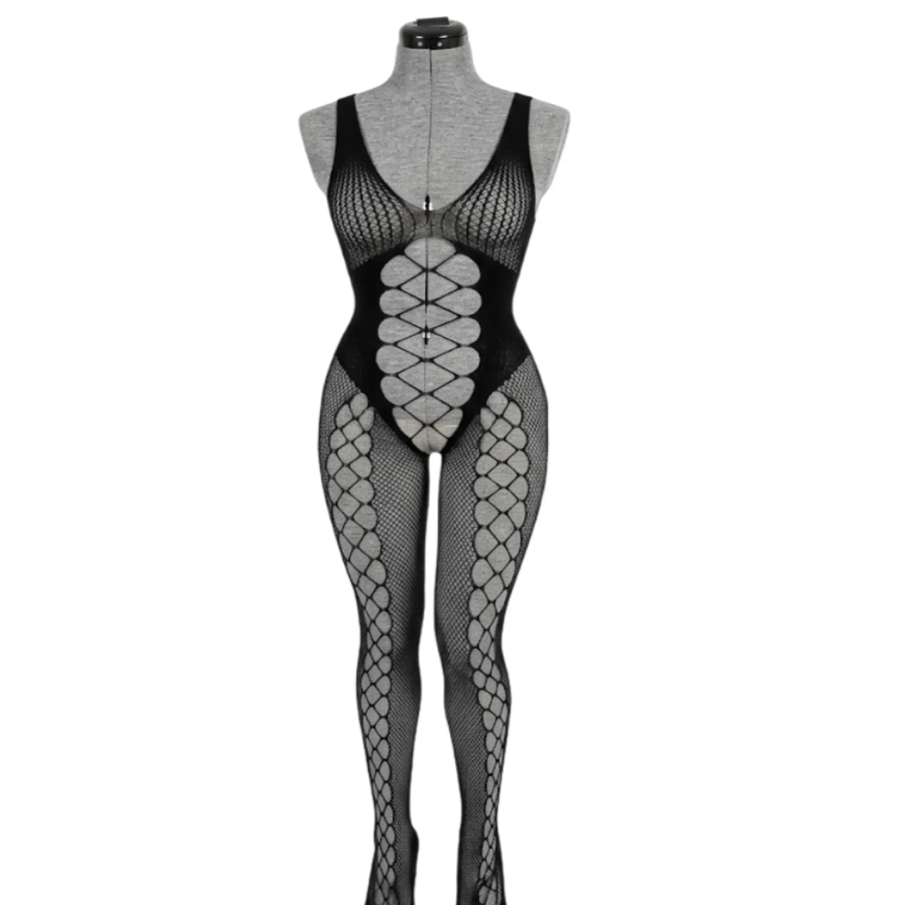 Sexy Enterizo Tipo Malla - Color Negro 1