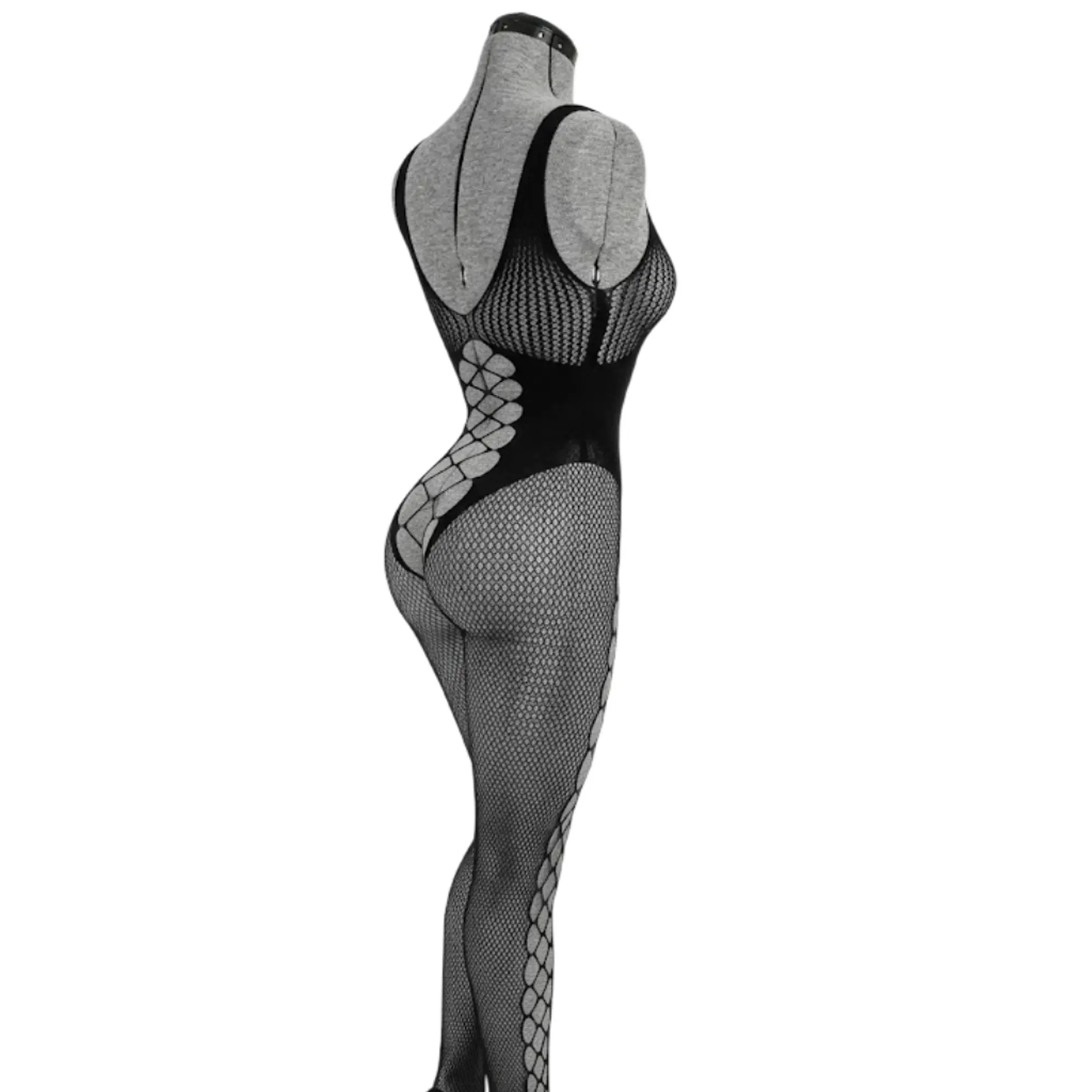 Sexy Enterizo Tipo Malla - Color Negro 2
