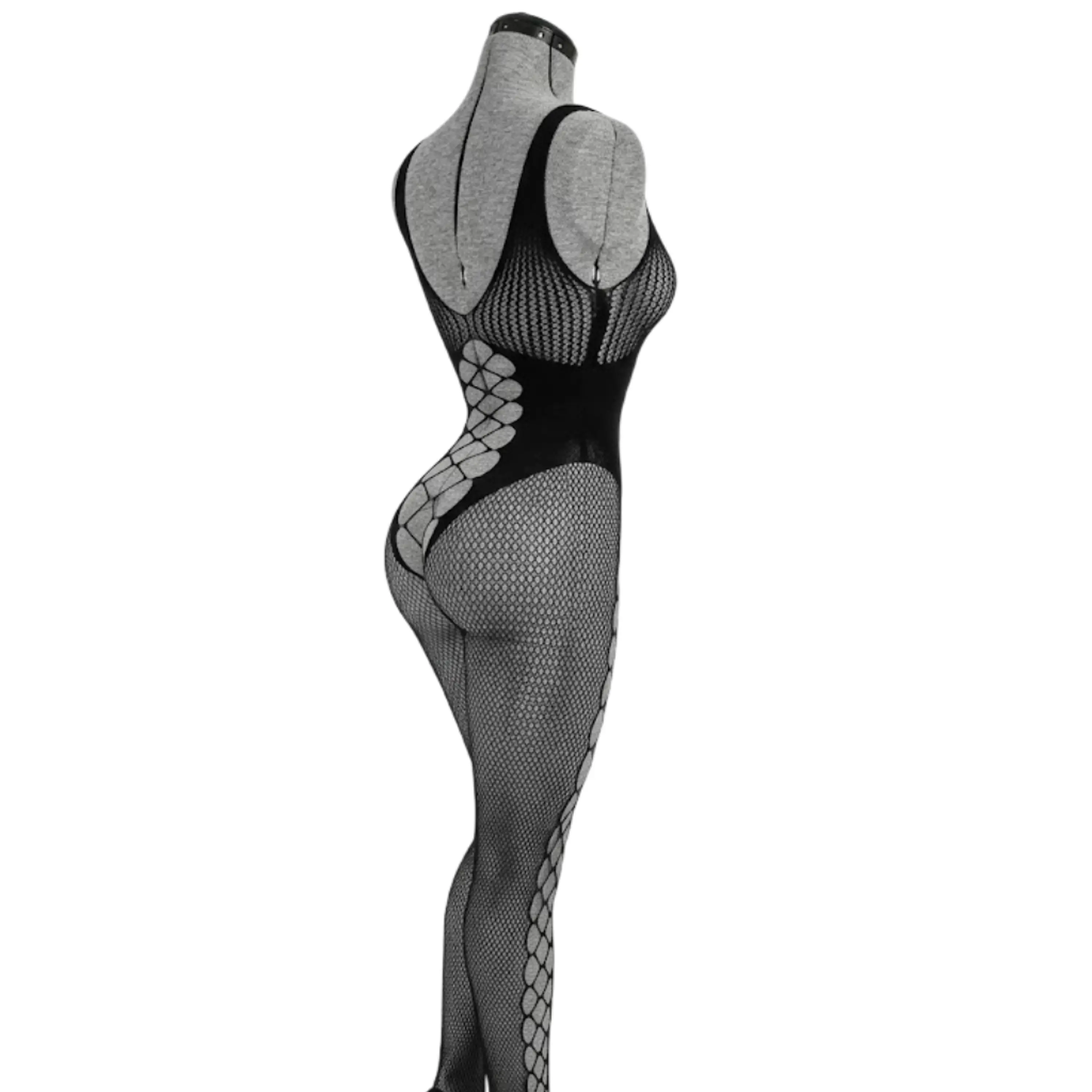 Sexy Enterizo Tipo Malla - Color Negro 2