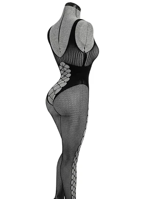 Sexy Enterizo Tipo Malla - Color Negro