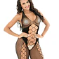 Sexy Enterizo Tipo Malla - Color Negro - Miniatura 3