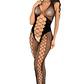 Sexy Enterizo Tipo Malla - Color Negro - Miniatura 4