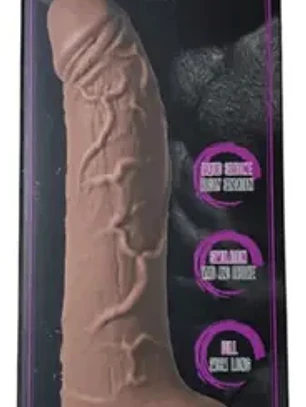 Dildo de silicona con ventosa de 20x4cm 