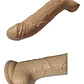 Dildo de silicona con ventosa de 20x4cm  - Miniatura 2