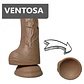 Dildo de silicona con ventosa de 20x4cm  - Miniatura 5