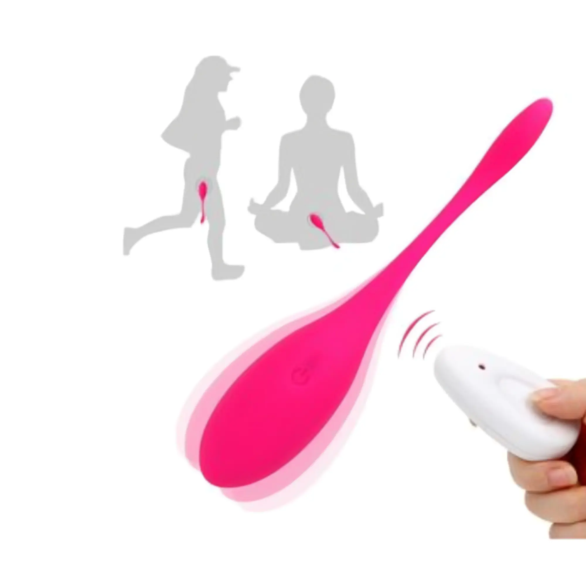 Vibrador remoto a distancia de 19cmx35cm 1