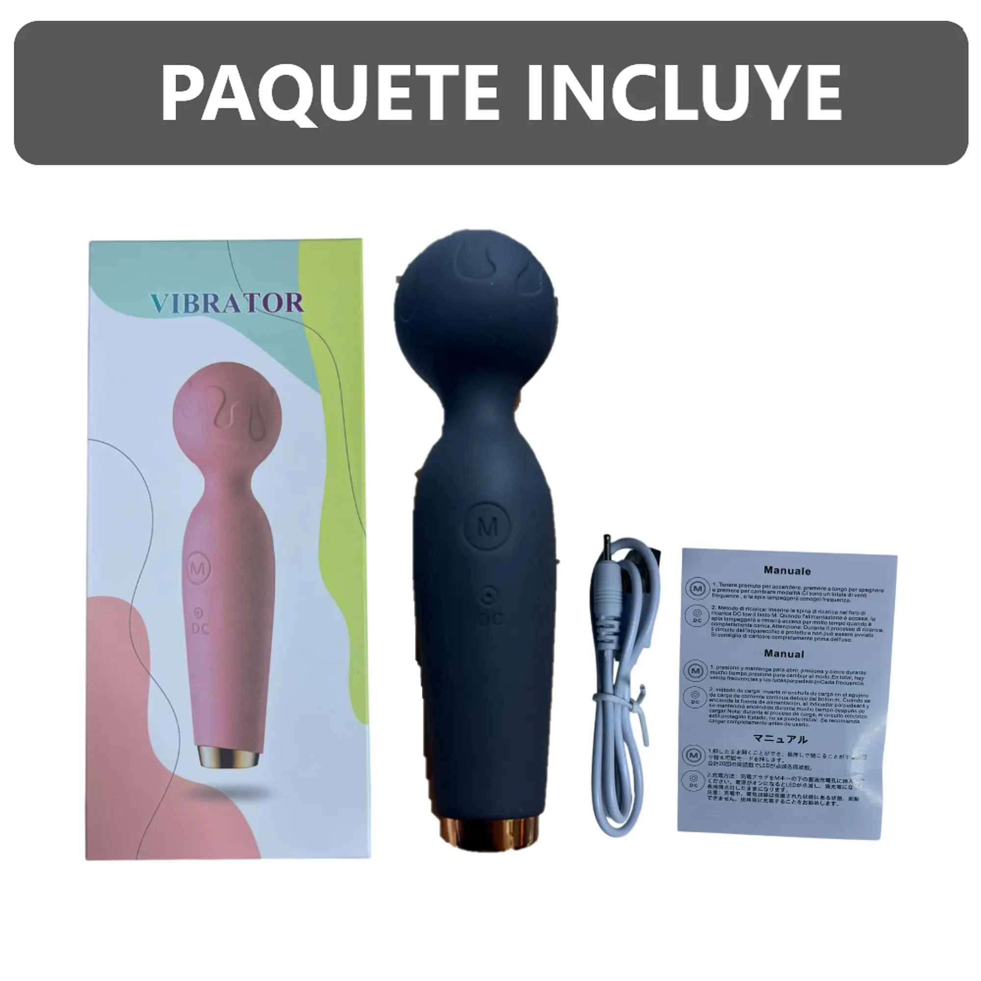 Potente vibrador de 15 modos de vibración de 15cm x 3cm 2