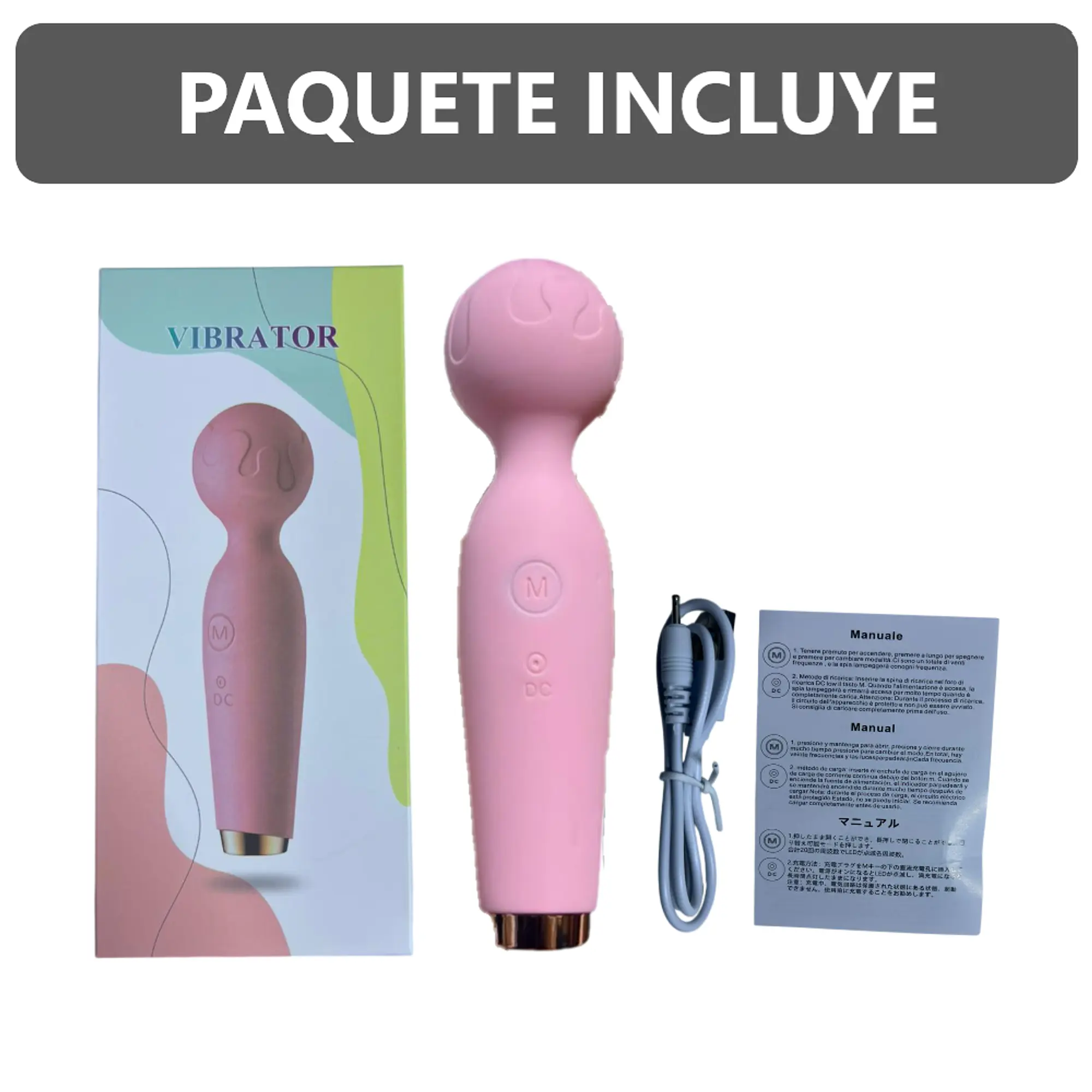 Potente vibrador de 15 modos de vibración de 15cm x 3cm 5