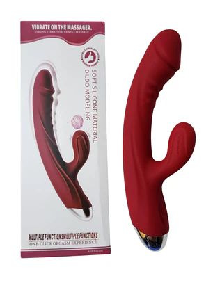 Potente vibrador de 2 sensación 10 modos de vibración - 19.5cm x 3cm