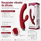 Potente vibrador de 2 sensación 10 modos de vibración - 19.5cm x 3cm - Miniatura 5