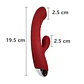 Potente vibrador de 2 sensación 10 modos de vibración - 19.5cm x 3cm - Miniatura 2